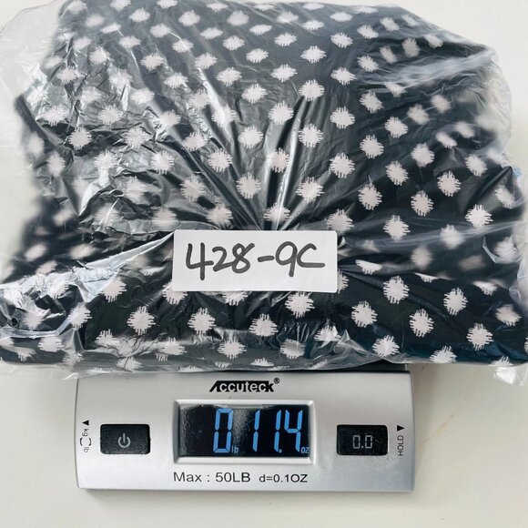 Chico's Womens Black Hi Low Hem Cold Shoulder Polka Dot Blouse Top Size 3 US XL - Picture 9 of 9